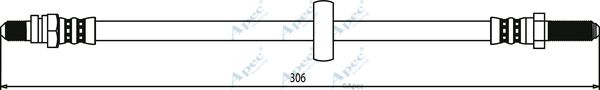 APEC BRAKING Тормозной шланг HOS3366